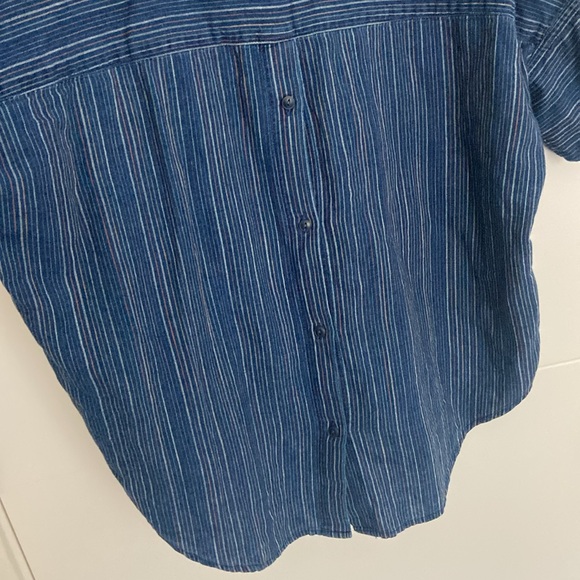 Madewell boxy navy shirt - Picture 4 of 5